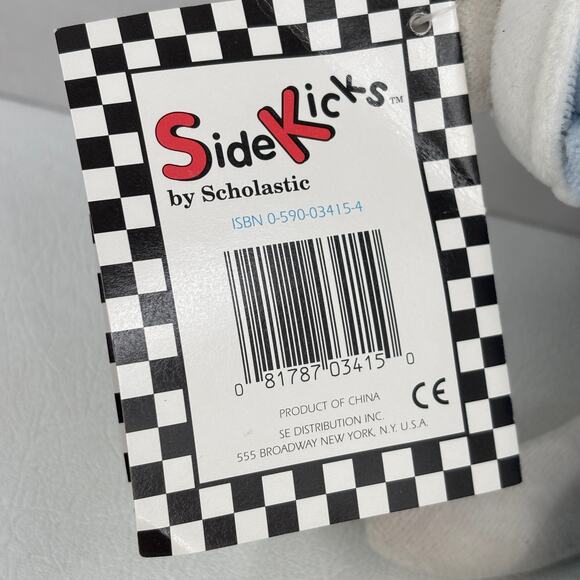 Mother Goose Cat Fiddle Plush Rattle Toy Blue 12 Inch Side Kick 1998 Scholastic - Picture 8 of 11